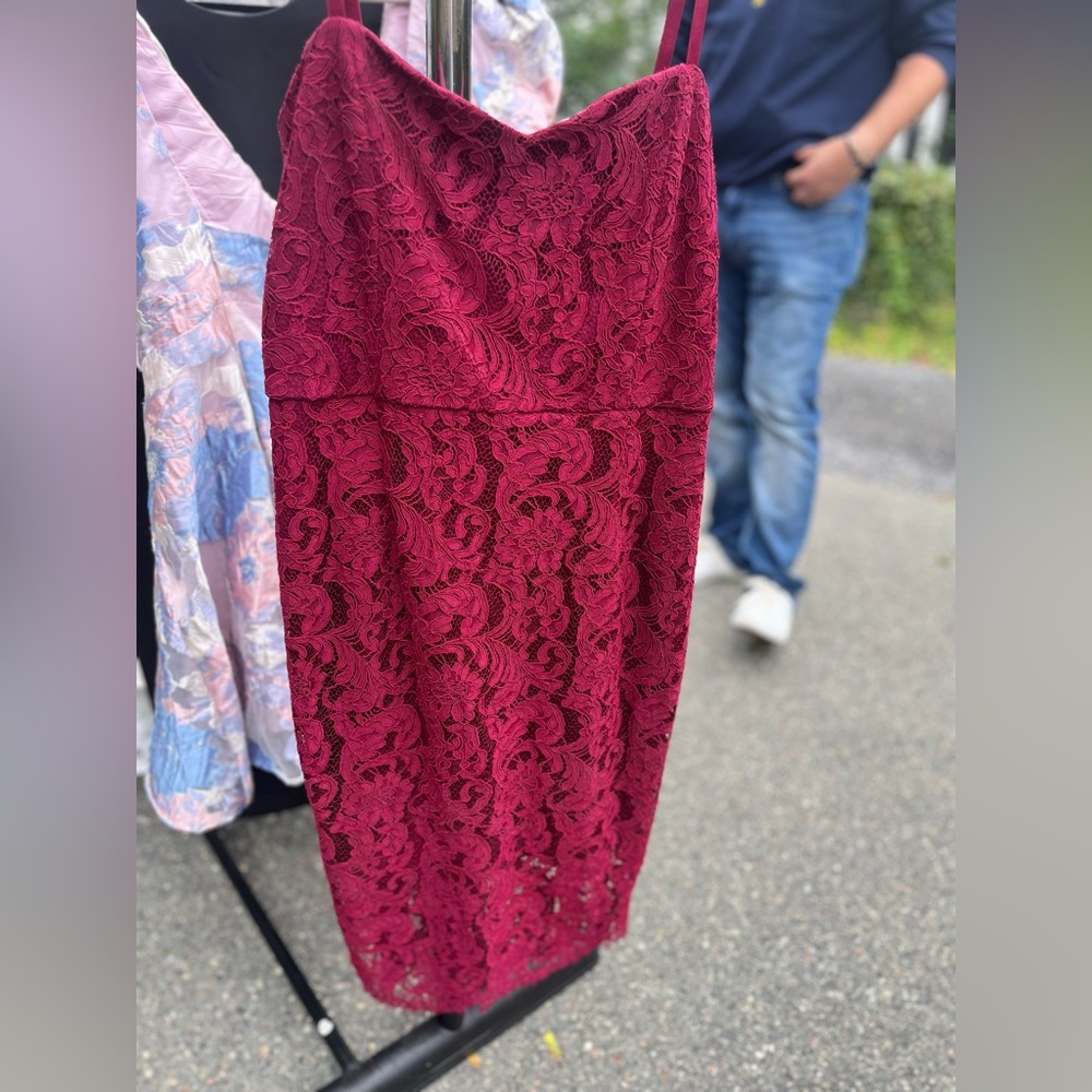 Maroon Lulus Dress